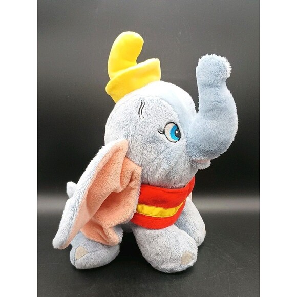 Disney Dumbo Plush Stuffed Animal Authentic 13" Inches Soft Eyes Baby Toy - Picture 1 of 8